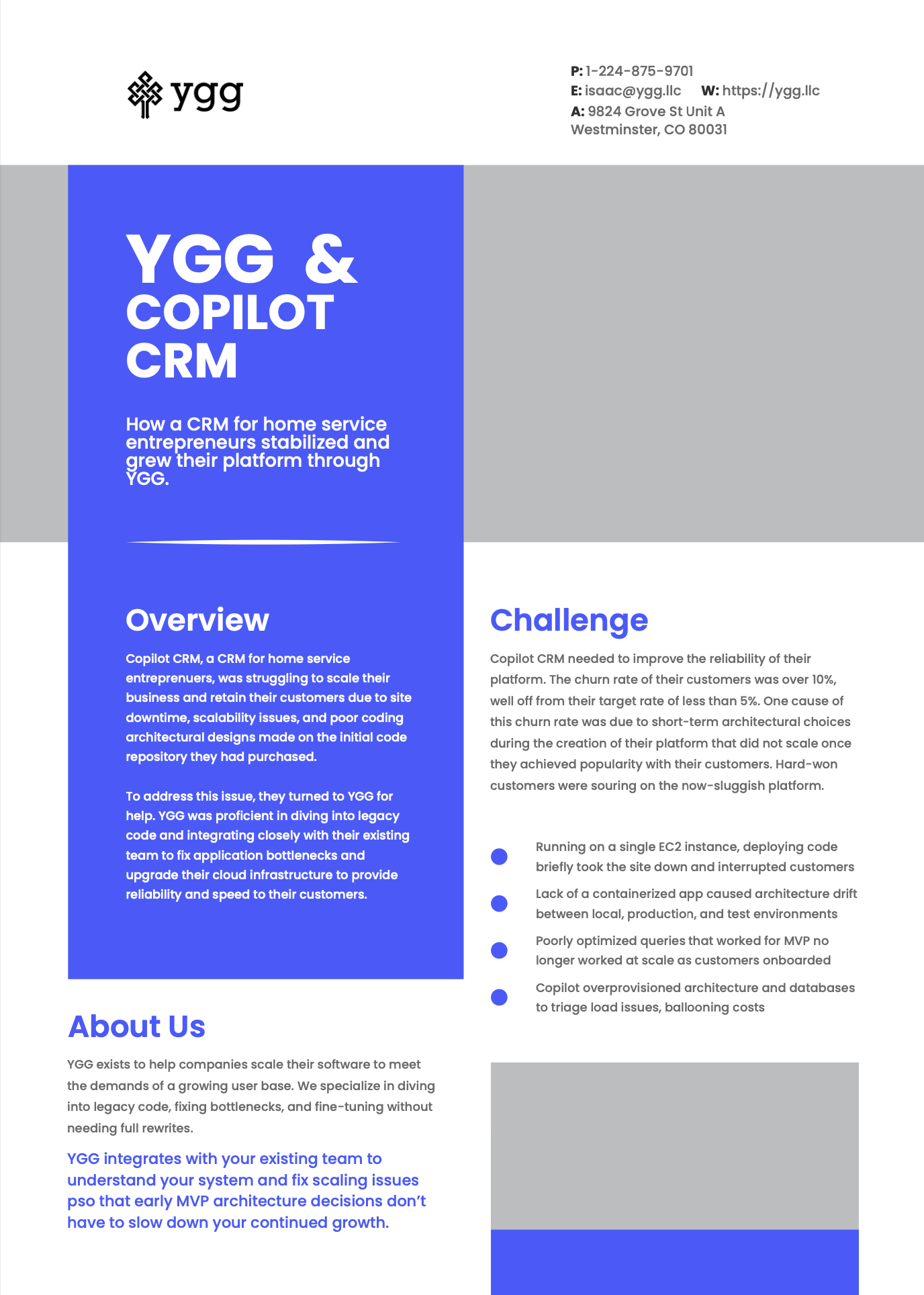 YGG & CopilotCRM Case Study cover preview
